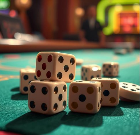 Ilustrasi visi misi inovasi teknologi hiburan sports dan casino gokutoto